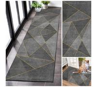 Tapis Cuisine Devant Evier Lavable et Antidérapant Tapis Couloir Long Absorbant Tapis de Passage Couloir Moderne Tapis Sur Mesure Paillasson Interieur Entrée pour Salon Bureau au Metre 60 x 100 cm