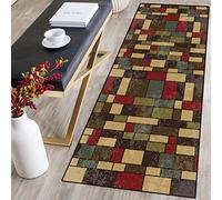 Tapis Cuisine Devant evier,tapis de couloir coloré,Lavable Doux Polyester Tapis D'EntréE Interieur Absorbant，Tapis de Passage ,Tapis de Couloir,Facile à Nettoyer - Différentes Dimensions