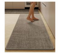 Tapis Cuisine Grey Rugs for Kitchen Floor Mat Home Corridor Non-Slip Carpet Wear-Resistant Antislip Foot Mats Bedroom Bedside Rug(Color04,60X90CM)