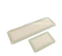 Tapis Cuisine Kitchen Floor Mat, Soft Diatom Mud Absorbent Carpet, Minimalist Style, Beige, Long Strip Foot Mats, Home Decoration Non-Slip Rug(Color05,1pc 40x120cm)