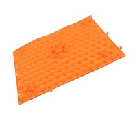 Tapis D’acupression pour Pieds, Grand Format Tpe, Usage Bureau | Portable et Pliable, Grosse Surface Orange, pour Jeux Extérieurs et Station Debout