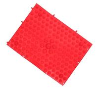 Tapis D’acupression pour Pieds, Plaque Pliable Tpe Rouge | Surface Modulable, Dos Antidérapant, pour Pauses au Bureau et Activités Extérieures, 1 Pièce