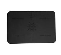 Tapis d’amortissement pour machine à coudre, coussin en caoutchouc PU pour réduire les vibrations et le glissement, tapis antidérapant de réduction du bruit pour machines à coudre (Noire)