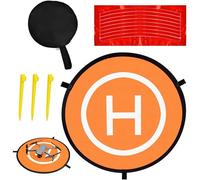 Tapis D’Atterrissage Pliable,Drone Landing Pad,Accessoires De Drones Plateforme,Double Face Tapis D’Atterrissage,Tapis D’Atterrissage Étanche Universel,Kiuiom