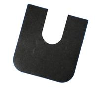 Tapis d ' entraînement de toilettes en feutre lavable avec zone debout étendue pour une adaptation sécurisée et revêtement de, tapis adaptateur de toilettes multi-tailles