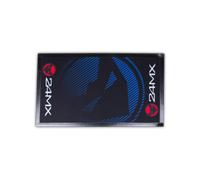 Tapis d’Entrée 24MX 70x40 cm Noir/Bleu Noir,Bleu