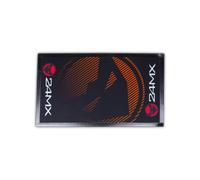 Tapis d’Entrée 24MX 70x40 cm Noir/Orange Noir,Orange