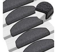 Tapis d escalier 10 pcs 65x24x4 cm Anthracite Anthracite G