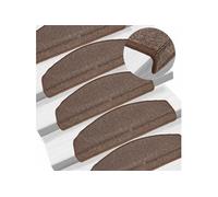 Tapis d escalier 10 pcs 65x24x4 cm Marron café