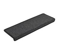 Vidaxl Tapis D'escalier 15 Pcs 65x25 Cm Anthracite