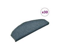 Tapis d escalier 30 pcs vert foncé 65x24x4 cm
