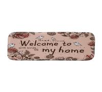 Tapis D’escalier Antidérapant, Lavage à Main, Caoutchouc Polyester | Marches Carrelées, Usage Intérieur à L’entrée, Motif 17, Vendu à L’unité