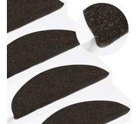 Tapis d escalier auto adhésifs 10 pcs anthracite 56x17x3 cm Anthracite G