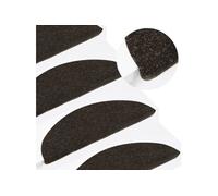 vidaXL Tapis d'escalier auto-adhésifs 10 pcs Anthracite 65x22,5x3,5 cm