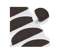 Tapis d escalier auto adhésifs 10 pcs noir 65x22,5x3,5 cm