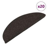 Tapis d escalier auto adhésifs 20 pcs noir 65x22,5x3,5 cm Noir G
