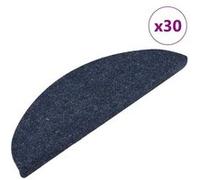 Tapis d'Escalier Autocollants Moquettes 15 pcs 65x22,5x3,5 cm Gris vidaXL