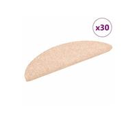 Tapis d escalier auto adhésifs 30 pcs marron 56x17x3 cm