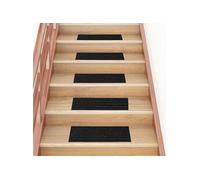 Tapis d'Escalier Autocollants Moquettes Carpettes Protecteur 15 pcs vidaXL