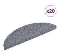 Tapis d escalier autocollant 20 pcs gris clair 56x17x3 cm Gris G