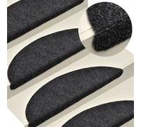 Tapis d escalier autocollants 10 pcs anthracite 56x17x3 cm anthracite G