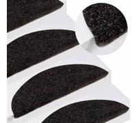 Tapis d escalier autocollants 15 pcs 56x17x3 cm Anthracite Anthracite G