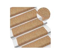 Tapis d escalier autocollants 15 pcs 65x21x4 cm Orange