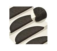Tapis d escalier autocollants 15 pcs anthracite 56x17x3 cm