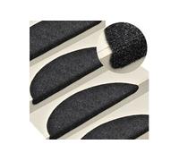 Tapis d escalier autocollants 5 pcs anthracite 56x17x3 cm Brun G