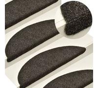 Tapis d escalier autocollants 5 pcs anthracite 65x21x4 cm Brun G
