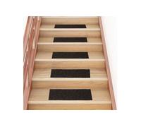 15 st Trapmatten zelfklevend rechthoekig 60x25 cm bruin326918