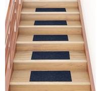 Tapis d escalier autocollants Rectangulaire 15 pcs 60x25cm Bleu Bleu G