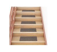 Tapis d escalier autocollants Rectangulaire 15 pcs 60x25cm Crème