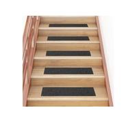 Tapis d escalier autocollants rectangulaire 15 pcs 76x20 cm