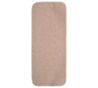 Tapis d’Escalier dérapant 15 Pièces 60x25 cm Beige en PP | Revêtement doux, entretien facile, lavable en machine, adhérence fiable, usage intérieur, durable