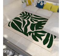 Tapis d’Espace 50x80cm Tapis lavables Maison Moderne de Ferme Feuilles de Palmier Tropicales abstraites Rugs antidérapant Fin pour intérieur pour Salon Chambre décoration