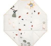 Tapis d?éveil 2 en 1 en coton bio Tiny Farmer (120 x 120 cm)
