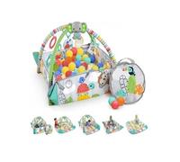 Bright Starts Tapis D'éveil Maxi, 5 Modes De Jeu, 40 Balles, 7 Jouets Détachables, Totally Tropical