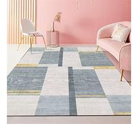 Tapis D' Eveil Tapis Moquette Tapis Gris Bleu Chambre Tapis rectangulaire Salon Tapis Anti dérapanttapis Entree Interieur 80X160CM