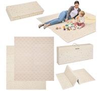 Tapis D?éveil Zora Double Face 180 X 200 Cm Avec Isolation Du Sol Beige TU