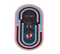 Tapis D’exercice Ovale Antidérapant pour Corde à 32x19 Pouces | Absorption des Chocs Bruit, Polyester et Silicone, Portable pour Séances D’entraînement en Extérieur