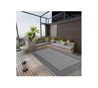 Tapis d extérieur Noir 140x200 cm PP