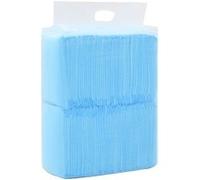 Tapis d’hygiène pour chiens 100 pcs 60 x 45 cm Tissu non tissé bleu et blanc G