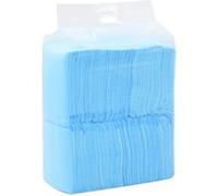 Tapis d’hygiène pour chiens 100 pcs 60 x 60 cm Tissu non tissé bleu et blanc G