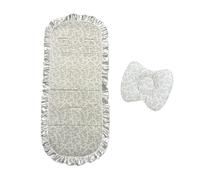 Tapis d ' insertion pour poussettes, pour temps chaud, tissu évacuant l ' humidité, facile à nettoyer, Construction pliable, coussin de refroidissement pour poussettes de bébé