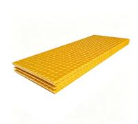 Tapis d'accès Portables pour la Protection des sols Lot de 4 Tapis de 60x120cm emboîtables pour la Construction de Pipelines et Les Sites miniers(20 mm Thick)