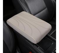 Tapis d'accoudoir Voiture pour Opel Vauxhall Grandland X 2018-2024, Résistant Aux Rayures Console Centrale Pad Coudières Support Coussin Intérieur Accessoires,D/Beige-31 * 20 * 5cm