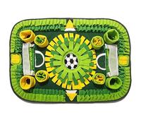 Tapis d'activité pour Animaux de Compagnie - Tapis d'alimentation à renifler pour l'ennui, tapiss à renifler pour Chiens | Jouet interactif pour Chiens en Forme de Stade de Football, tapiss d'