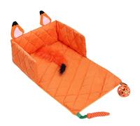 Tapis d'activité pour chat - Le coussin de lit est livré avec du papier froissé intégré, tapis interactif amusant en papier froissé antidérapant | Canapé-lit pour chien | pour les voyages Plage Parc C