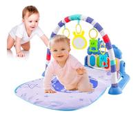 Tapis d'activité pour jeunes , gymnase d'activités pour tout-petits, gymnase extra large 5 en 1 avec jouets colorés, musique et lumière | Tapis de jeu antidérapant, exploration Sens